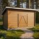 LP GARDEN pihavarasto P10, hirsitalli, 10m²